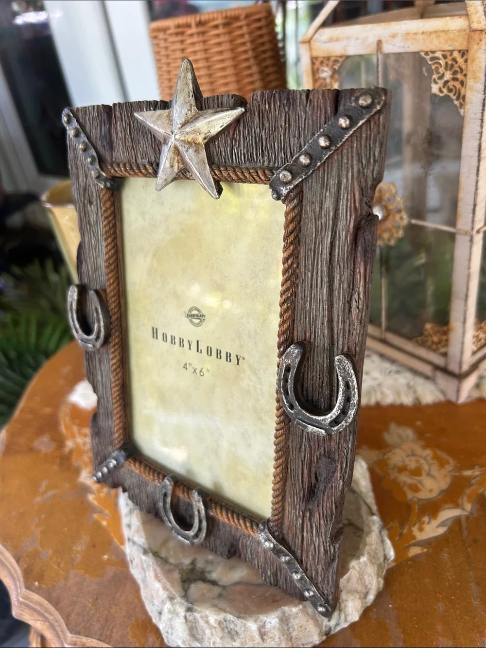 Hobby Lobby this rustic